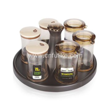 E-friendly 6Pcs Seasoning Jar Oil Pot